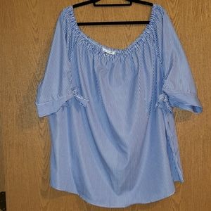 NWOT oversize off the shoulder top